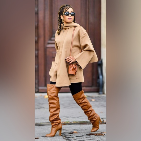 NEW TAN THIGH HIGH BOOTS - Picture 1 of 15